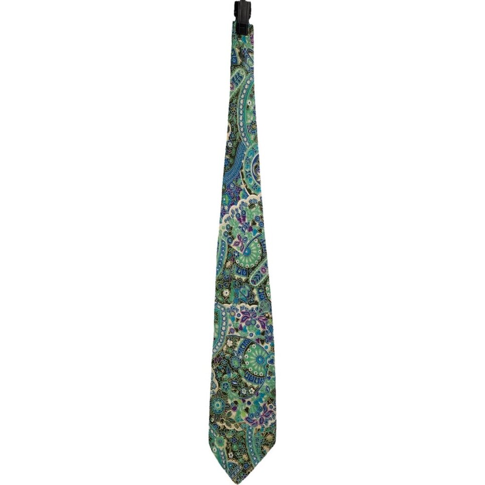 Vintage Funky Wide Neck Tie Funky Cool Retro Hippie Colorful Psychedelic 5 Inch